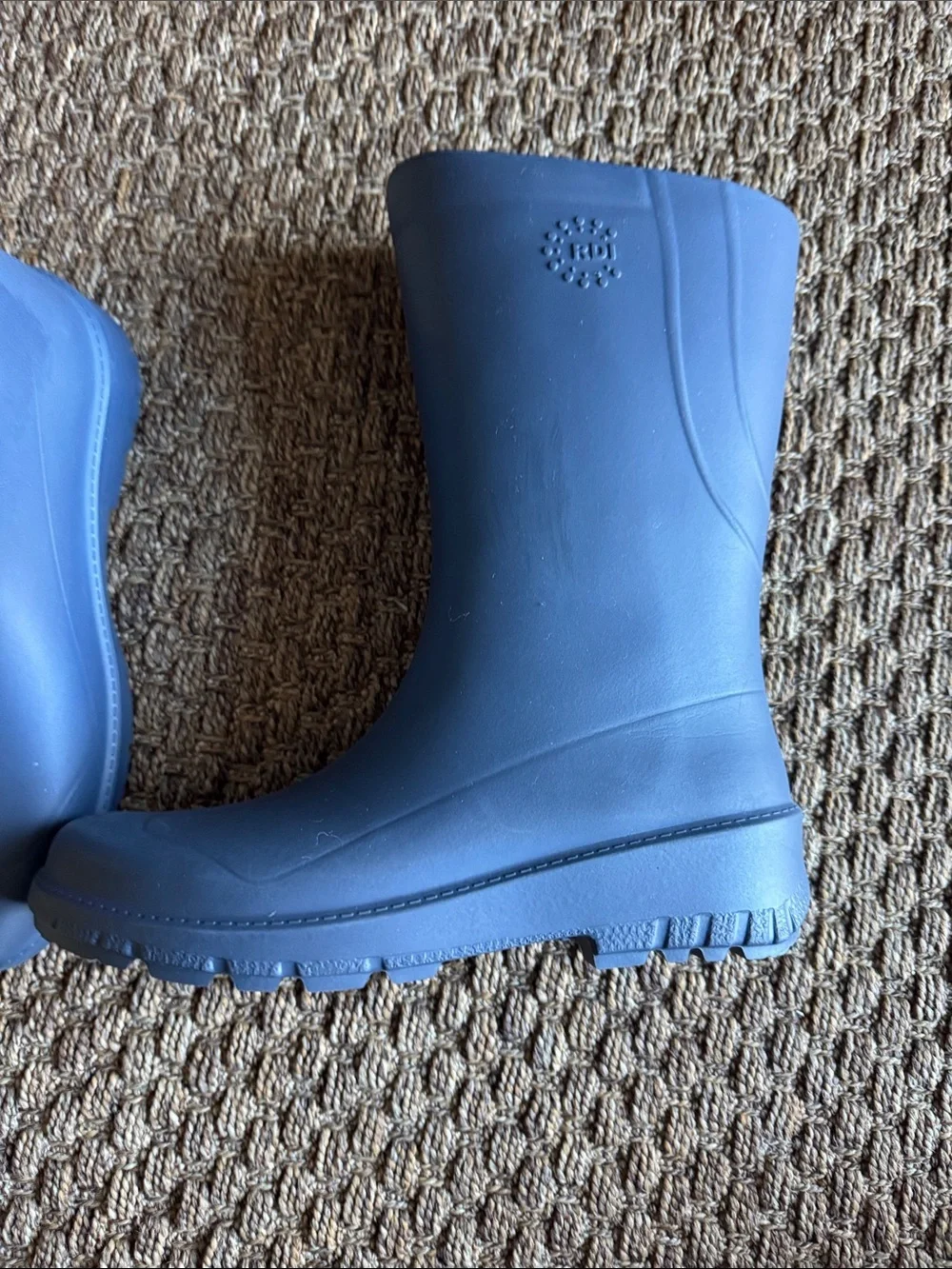 RDI Woman’s  Waterproof Outdoors Eve Ella Steel Blue Waterproof Rubber Boots